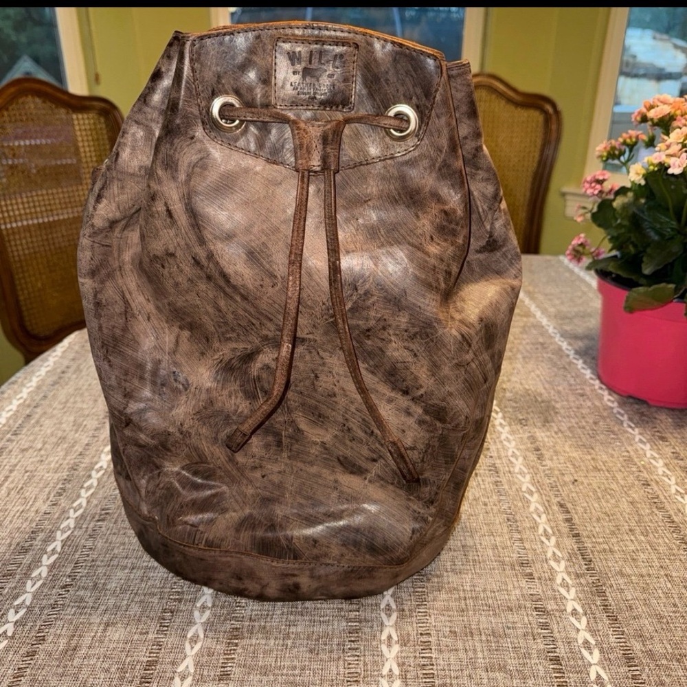 Will Leather Goods Backpack purse